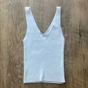 Knit V-Neck Tank